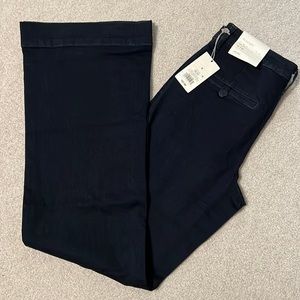 Womens high rise wide leg jeans